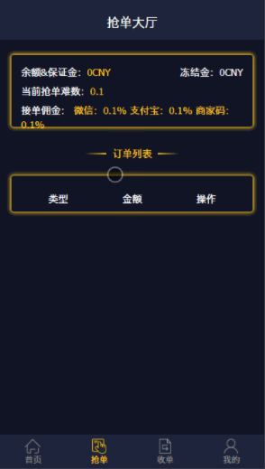 【自动抢单源码】抢单系统+接单返利+收单+资金盘+区块链+终极二开版本、用户/商户/代理/三合一