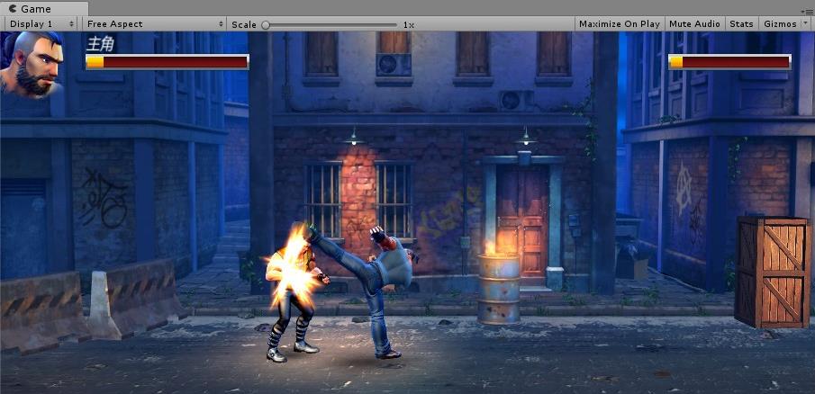 unity3d游戏3d横版格斗游戏完整项目源码