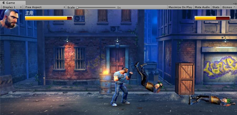 unity3d游戏3d横版格斗游戏完整项目源码