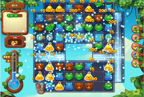 js和html5实现开心消消乐小游戏代码