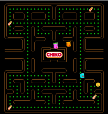 HTML5吃豆人游戏PCMAN