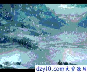 会声会影是如何将冰雪动画添加到风景中的？