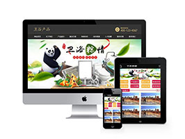 织梦家庭浴室水龙头网站织梦模板带手机端