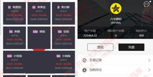 最新更新福星yii高端系列微盘点位盘pC+手机+国内外期货盘+带直播页面+资讯独立页面+完整数据+教程