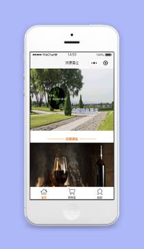 图文排版沂源酒庄微信营销商品批发小程序模板