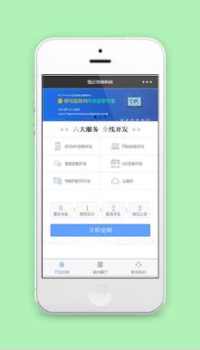 蓝色信息科技公司展示小程序源码