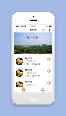 橙园果园采摘地图定位导航小程序模板下载