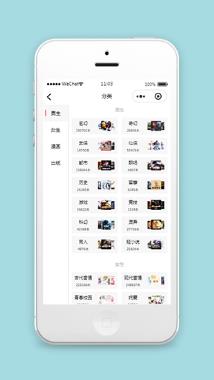 小说小程序分类页面模板源码下载
