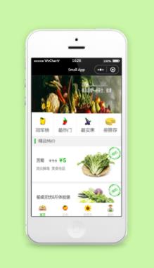 蔬菜购物商城小程序模板源码下载