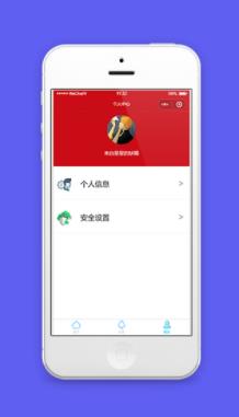 简单文字安全设置个人信息中心页程序源码