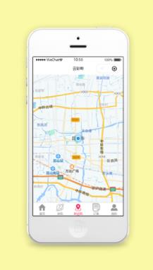 地图定位式周边娱乐服务查询程序源码下载