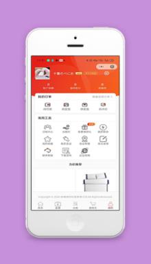 红色风创意图标工具订单查看商城中心源码