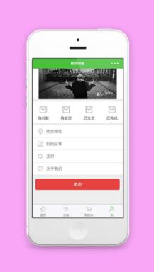 微商商城个人信息支付订单查询页程序源码