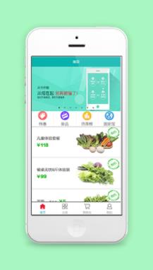 幻灯片样式有机蔬菜套餐选择消费商城源码