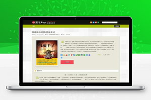 WordPress主题 多本小说阅读模板