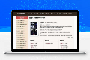 深度定制PHP小说网站源码 自动生成txt+zip压缩+全自动采集+漂亮WAP