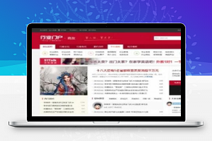 【门户论坛源码】全新商业源码+精致大气中国红色调模板+社区论坛+dz优化极好SEO源码
