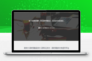 【即时到账源码】微支付+即时到账码支付+ZERO云支付+即时到账支付免签约平台