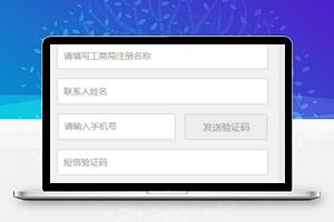 企业信息填写授权账号注册程序源码下载