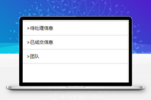 淡蓝信息处理接收查阅个人中心页程序源码