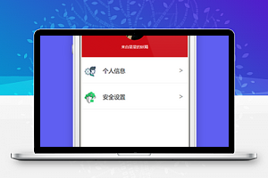 简单文字安全设置个人信息中心页程序源码