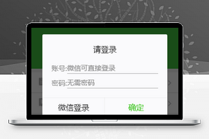 微信服装商城中心个人登录页程序源码
