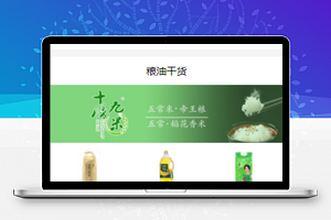 图文商品展示分类销售商城首页程序模板