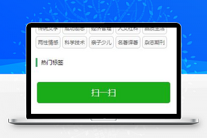 简约扫一扫阅读分享小程序模板下载