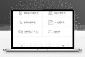 蓝色信息科技公司展示小程序源码