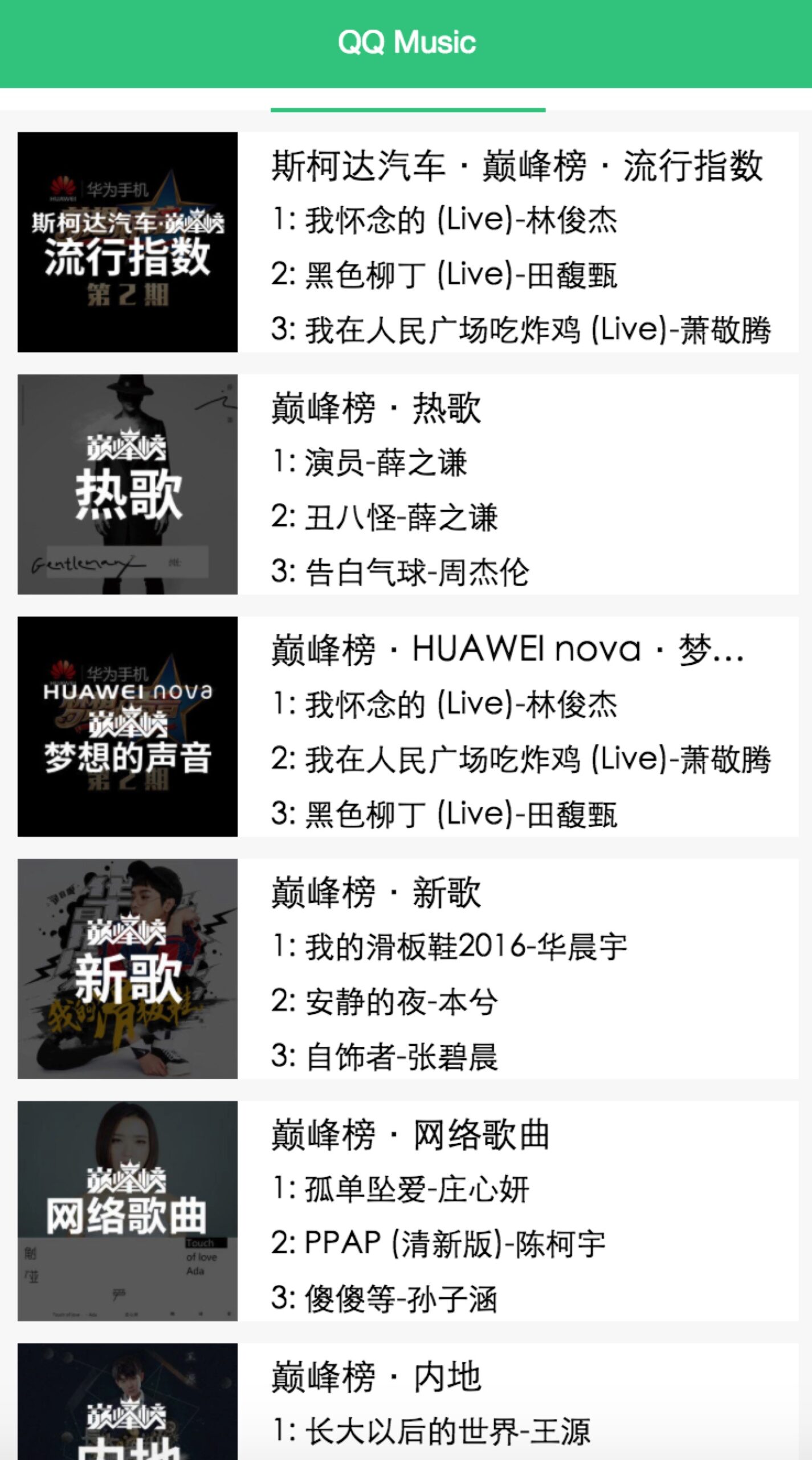 微信小程序-仿QQMusic