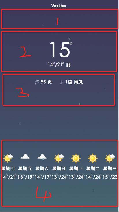仿UC天气预报