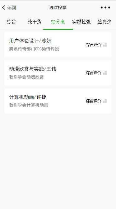 选课投票,遮罩层、统计图
