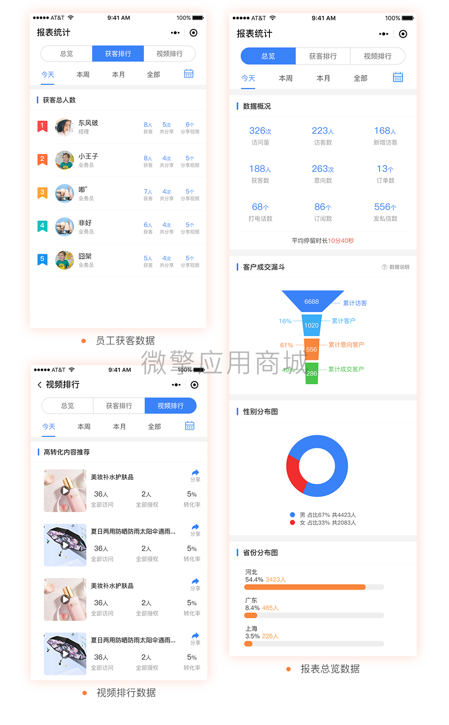 【壹佰短视频获客小程序V1.0.17】短视频获客平台源码+CRM客户管理系统
