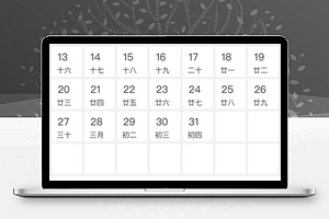 倒班日历工作日程安排程序源码