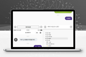 【小程序模板】在线聊天app小程序前端网页模板