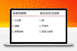 仿百度小说精选微信小程序模板下载