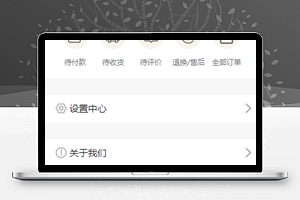 红色微商城设置个人中心页程序源码下载