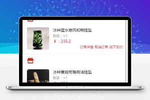 简约图文排版订单状态查询页程序源码