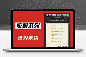 【年度微信表情包v1.0.0】2020微信表情包使用总结测试+吸粉公众号模块