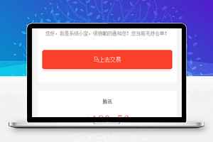 股票个人持仓盈亏信息查询小程序源码下载