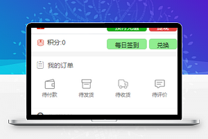 精致排版订单余额查询微商城个人中心源码