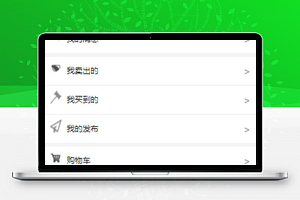 横版简约相关信息服务记录个人中心程序源码