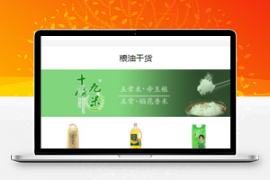 图文商品展示分类销售商城首页程序模板