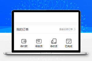精简风爱宝宝微商城个人中心程序源码