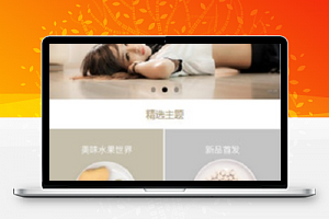 简单精致侧边栏大众化零食商城微商小程序模板