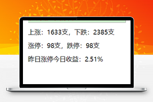 股票小程序诊股页面模板源码下载