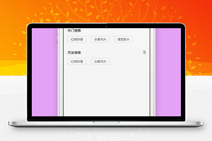 热门及历史搜索美食微信搜索功能程序源码