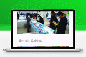 经典风海天传媒公司小程序前端源码模板