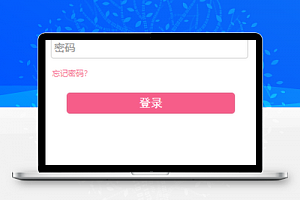 红色精致分栏用户登录注册页程序源码