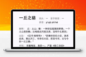 微信小程序-新华字典